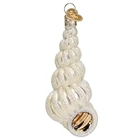 Wentletrap Shell Glass Blown Ornament for Christmas Tree