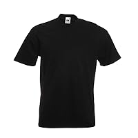 Fruit Of The Loom.. Mens Fitted Valueweight Short Sleeve Slim Fit T-Shirt