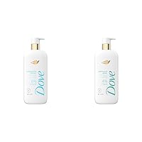 Dove Body Wash Hydration Boost Actively drenches dry skin 6% hydration serum with hyaluronic 18.5 oz & Body Wash Exfoliate Away Micro-polishes for silkier skin 4% refining serum with AHA 18.5 oz