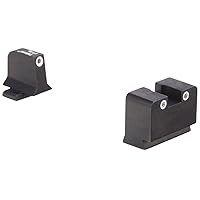 Sights/ Bright & Tough Night Sight Suppressor Set with White Front, White Rear & Green Lamps for Springfield Armory XD