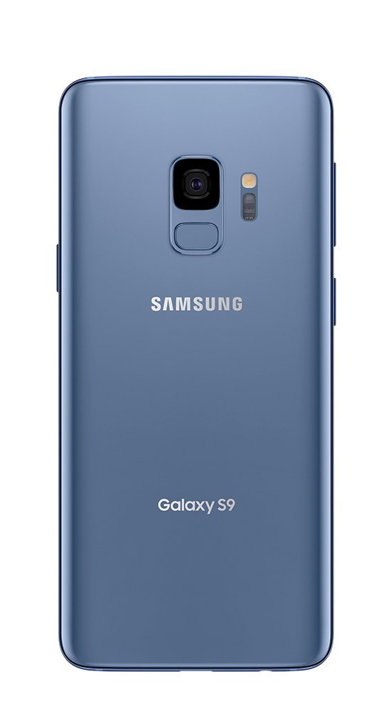 Samsung Galaxy S9, 64GB, Coral Blue - Fully Unlocked (Renewed)