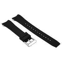 Ewatchparts 23MM BLACK ECO-DRIVE BAND COMPATIBLE WITH CITIZEN B741-S066450 E168-S070830 E168-S070830 TQ