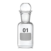 Wheaton 227494-02G BOD Bottle, 60mL, Pennyhead Stopper, Numbered 37-72, 43mm Diameter x 115mm Height (Case Of 36)