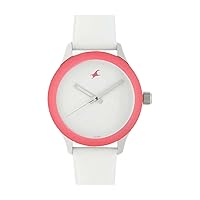 Women's Fashion-Casual Analog Watch-Quartz Mineral Dial - Multifunction -White Leather Strap