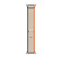 Apple Watch Band - Trail Loop (49mm) - Orange/Beige - S/M