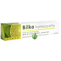 2 x Homeopathic Toothpaste with Lemon 75ml by Bilka