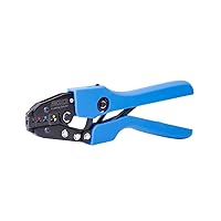 Ancor 703030 Double Crimp Ratcheting Tool, Blue,Beige