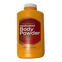 Medicated Body Powder Triple Relief Formula, Absorbs Moisture, Soothes Skin and Relieve Itching 6oz LABPP13206F-0 0