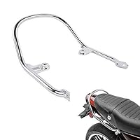 Motorcycle Large Steel Rear Passenger Pillion Seat Hand Grab Bar Rail Tail Handle for Ka.wasaki Z900RS Z900 RS 2018 2019 2020 2021 2022 2023 Accessories Parts (Chrome)