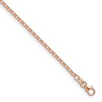 18k Gold 2.4mm Rolo Belcher Link Chain Necklace
