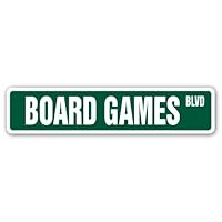 Board Games Street Decal Player Chess Checkers Lover Monopoly | Indoor/Outdoor | 7