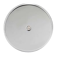 EZ-FLO 6 Inch Stainless Steel Bathtub Overflow Cleanout Cover Plate, Chrome Plated, 43491