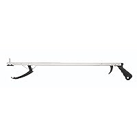 Essential Medical Supply Aluminum Reacher with Raised Magnetic Post and Plastic Jaw in 26in, Includes Two Reachers Per Pack
