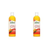 Alba Botanica Very Emollient Honey Mango Body Wash, 12 fl oz (Pack of 2)