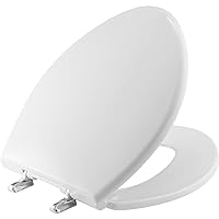1000CPT Paramont Heavy Duty OVERSIZED Closed Front Toilet Seat with 1,000 lb Weight limit will Never Loosen & Reduce Call-backs, ROUND/ELONGATED, Plastic, White