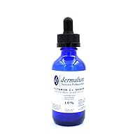 VITAMIN C SERUM 10% 2oz. 60ml Skin and Face | Tri-Blend Formula with C Ferulic and Glutathione | Powerful Anti Oxidant Repair Serum for Erasing Wrinkles and Blemishes