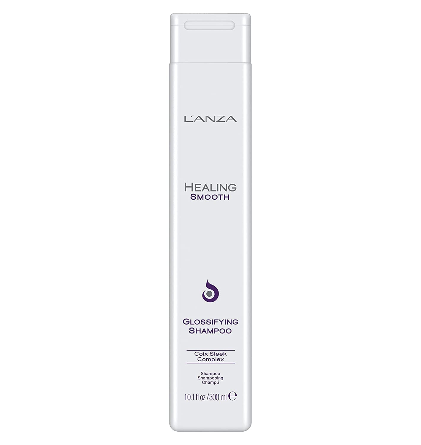 L'ANZA Healing Smooth Glossifying Shampoo, Nourishes, Repairs, and Boosts Hair Shine and Strength for a Perfect Silky-Smooth, Frizz-free Look (33.8 Fl Oz)