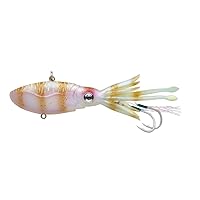 Nomad Design Squidtrex Fishing Lure with Patent Pending Technology Vibration Design - TPE Soft Plastic, BKK Assist Hooks, Squid Lure