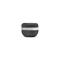 W&P Porter Seal Tight Glass Lunch Bowl Container w/ Lid | Charcoal 16 Ounces | Leak & Spill Proof, Soup & Stew Food Storage, Meal Prep, Airtight, Microwave and Dishwasher Safe, BPA-Free Glass