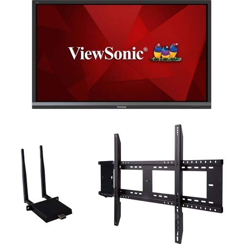 ViewSonic - IFP6550-E1 IFP6550-E1-65 ViewBoard 4K Ultra HD Interactive Flat Panel Bundle - 65 LCD - ARM Cortex A53 1.20 GHz - 2 GB - Infrared (IrDA) - Touchscreen - 16:9 Aspect Ratio -