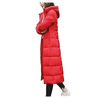 Autumn Winter Women Cotton Down Jacket Hoodie Long Parkas Warm Jackets Female Coat Clothes