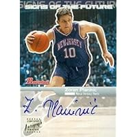 Zoran Planinic autographed Basketball Card (New Jersey Nets) 2003 Bowman Signs of the Future #SFA-ZOP Rookie - Basketball Autographed Cards