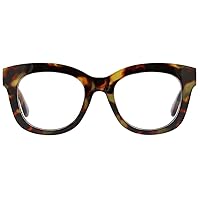 Peepers by PeeperSpecs Women's Center Stage Oversized Blue Light Blocking Reading Glasses