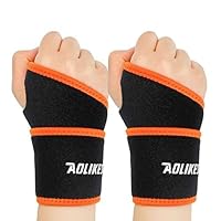 2 Pack Wrist Brace for Carpal Tunnel Relief for Night Support, Compression Wrist Wraps for Men Women, Adjustable Wrist Splint Fit Right Left Hand for Arthritis Tendonitis