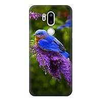 R1565 Bluebird of Happiness Blue Bird Case Cover for LG G7 ThinQ