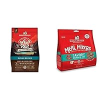 Wild Red Red Ocean Recipe Dry Dog Food + Salmon & Cod Recipe Freeze-Dried Meal Mixers - Small Bag Bundle