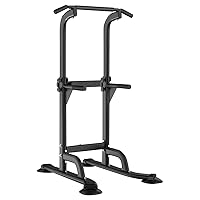 Power Tower Pull Up Dip Station Adjustable Height Multifunctional Home Strength Training Fitness Exercise Equipment, Simple Installation, Durable Home Fitness Equipment
