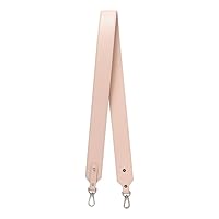 Replacement Purse Straps Leather Crossbody Straps for Purses, Shoulder Bag, Handbags Silver Clasp Light Pink