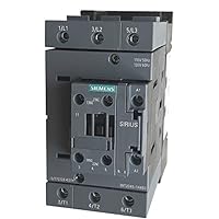 Siemens 3RT2045-1AK60 3 Pole 80 AMP contactor Rated 30 H.P. @ 230 Volt, 60 H.P. @ 460 Volt 3 Phase and has a 120 Volt AC Coil