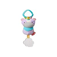 Bandana Buddies Baby Activity Chime & Teether Stroller Toy, Unicorn