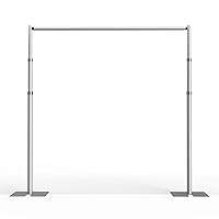 EMART Pipe and Drape Backdrop Stand Kit, Backdrop Stand Heavy Duty 10ftx10ft, Adjustable Metal Frame for Backdrop, Background Stand Backdrop for Wedding Birthday Party Banquet Decorations