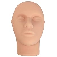 Head Injection Model - Silicone Head Face Injection Training Model - Manikin Teaching Model Silicone Head Facial Mannequin Training Pad - for Study Display Teaching
