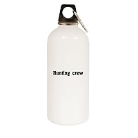 Hunting Crew - 20oz Stainless Steel Water Bottle with Carabiner, White