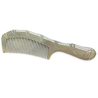 Horn Comb Large Horn Massage Comb with Carved Handle Horn Comb