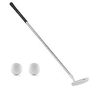 Ausluofell Golf Putter, Golf Accessories for Men Women Adults Right/Left Handed,Kids Mini Club Golf Set, Putters for Indoor Outdoor Use with 2 Golf Balls