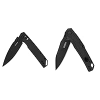 Kershaw Black Iridium Folding Pocket Knife & Appa Folding Tactical Pocket Knife