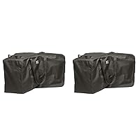 J.L. Childress Universal Side-Carry Car Seat Travel Bag, Black (Pack of 2)
