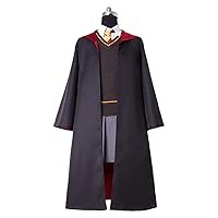 Kids Girls Witch Cosplay Costume Magic School Uniform Girls Witch Robe Cloak Skirt Shirt Halloween Cosplay Props