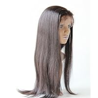 Hand Made Human Hair Remy 100% Peruvian Virgin #1b Natural Straight (10