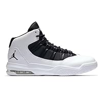 Nike AQ9084-100 Jordan Max Aura Basketball Shoes Sneakers Mid Cut White Black