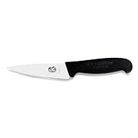 Victorinox Fibrox Pro 5-Inch Chef's Knife with Straight Edge and Black Handle