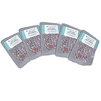 50 Pack (5 x 10 Packs) - 300cc Oxygen Absorber Packs - Food Grade - Non-Toxic - Food Preservation - Long-Term Food Storage Guide Included