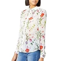 Ted Baker Women's Hedgerow Shivany Sheer Floral Shirt
