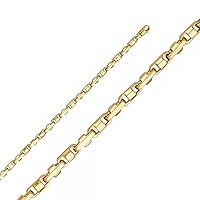 14K Gold 4.1mm Handmade Chain - Length: 26