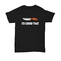 Knife Maker Gift Knife Making Shirt Bladesmith Gift Knifemaker Present I'd Grind That Unisex Tee