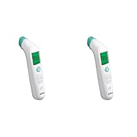 Braun TempleSwipe Thermometer - Digital Thermometer with Color Coded Temperature Guidance - Thermometer for Adults, Babies, Toddlers and Kids (Pack of 2)
